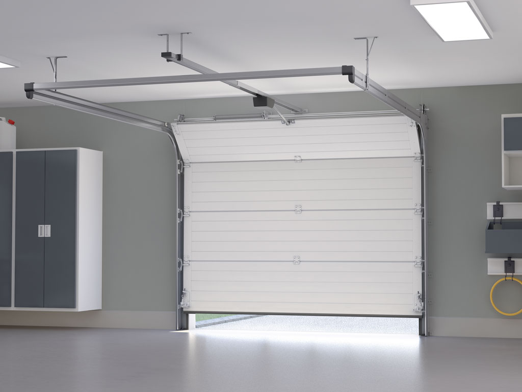 Porte De Garage Sectionnelle Descend Et Remonte Toute Seule